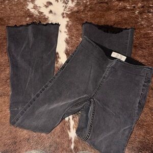 Black flare jeans size 25